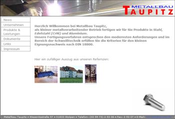 Metallbau Taupitz